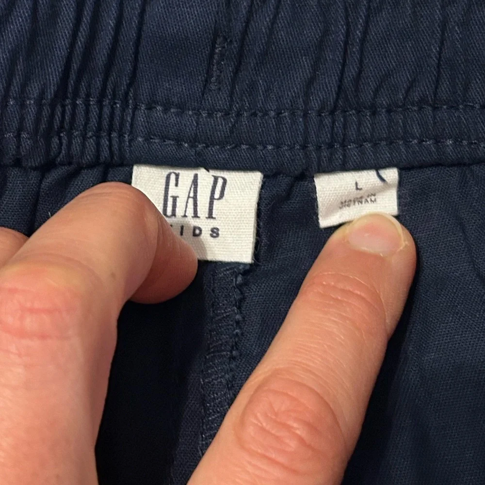 NWT GAP Kids Twill Joggers Navy Blue Size 10 Boys